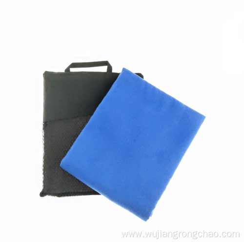 microfiber suede sport towel with bags